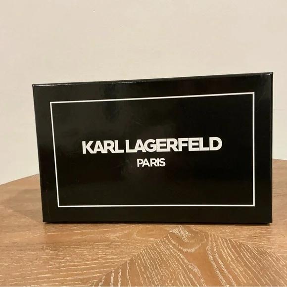 Karl Lagerfeld Kids Cat and Wallet Set - Black and Cream - Picture 4 of 8